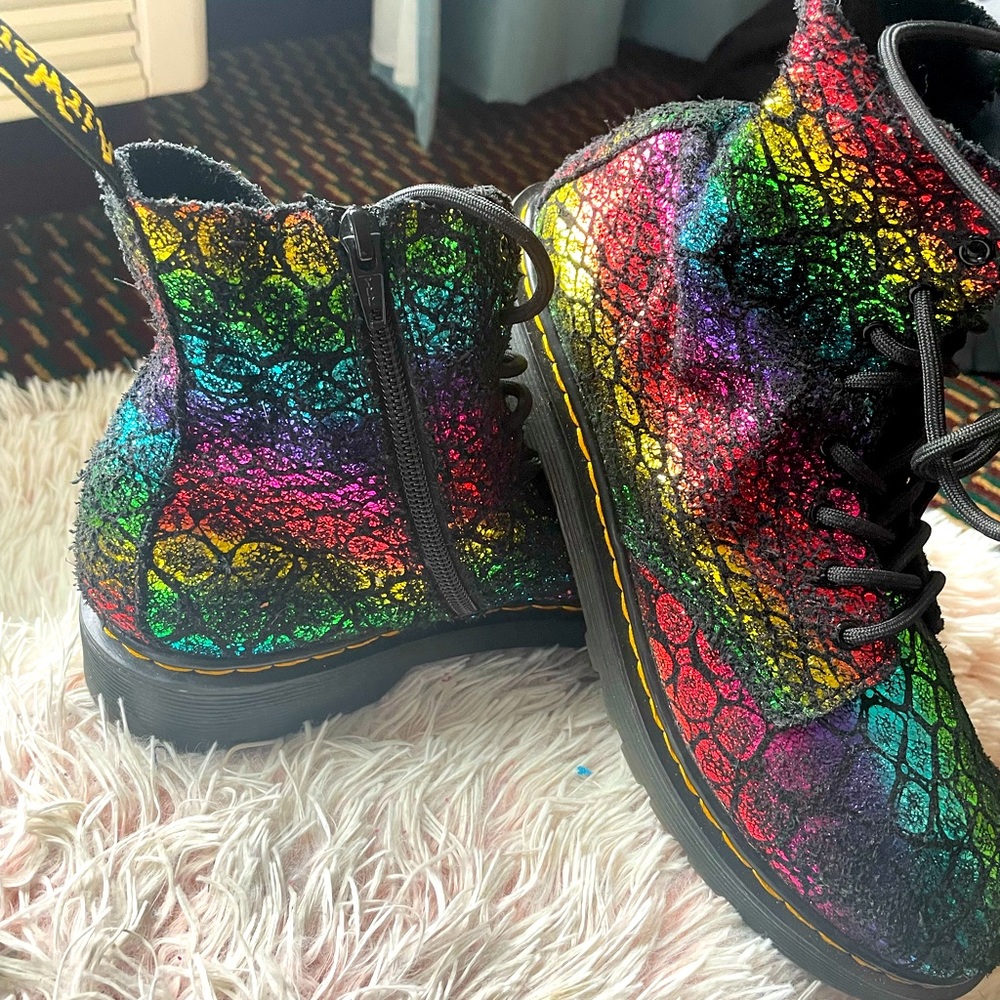 Rainbow Dr. Martens Air wair boots